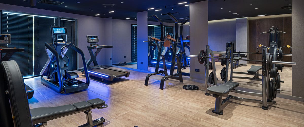 Фитнес център с Technogym: движение с поглед към хоризонта. wellness center the mill